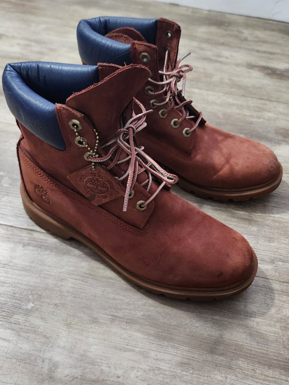 Timberland 6-Inch Premium Boots – Burgundy/Red Nubuck